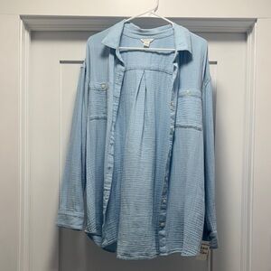 Caslon Light Blue Button-Up Shirt